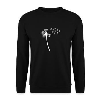 Accordion Player Accordion - Unisex Sweatshirt - black - Front - Alina (178cm) & Michal (187cm)