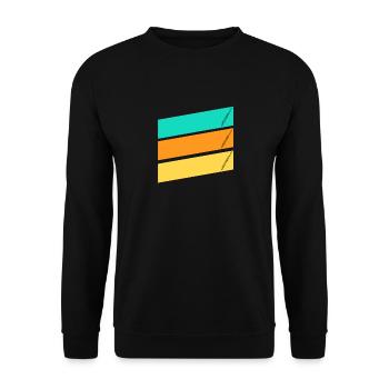 Flute player - Unisex Sweatshirt - black - Front - Alina (178cm) & Michal (187cm)