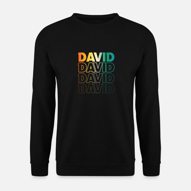 David - Unisex Sweatshirt - black