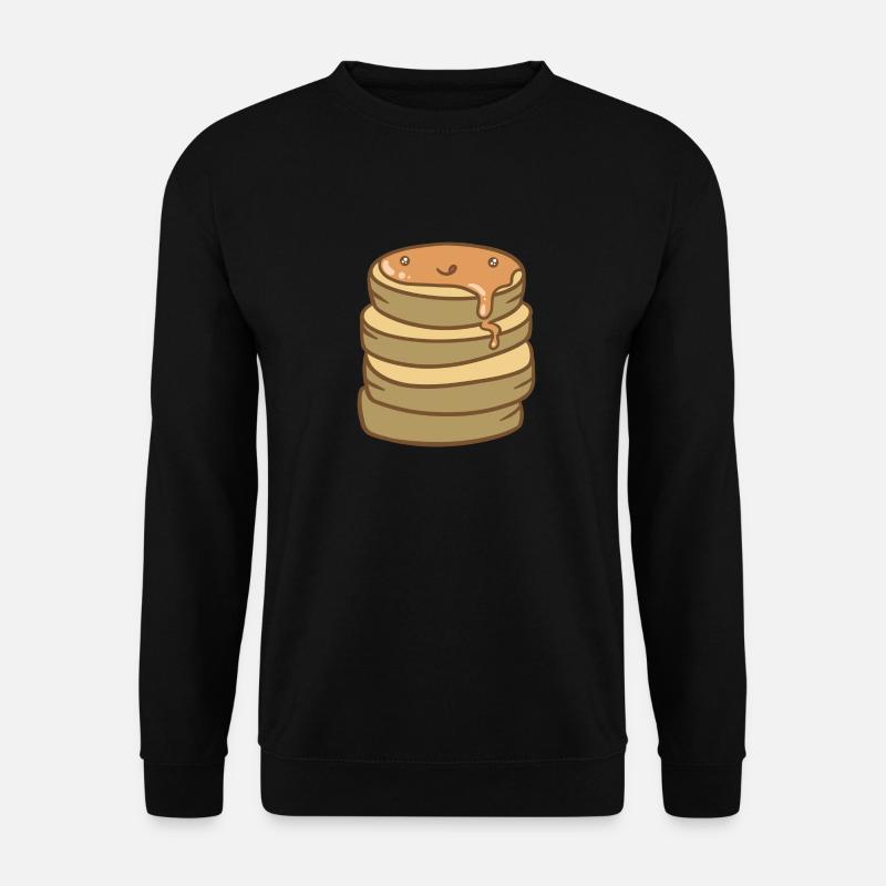 Süßer Pancake - Unisex Pullover - Schwarz