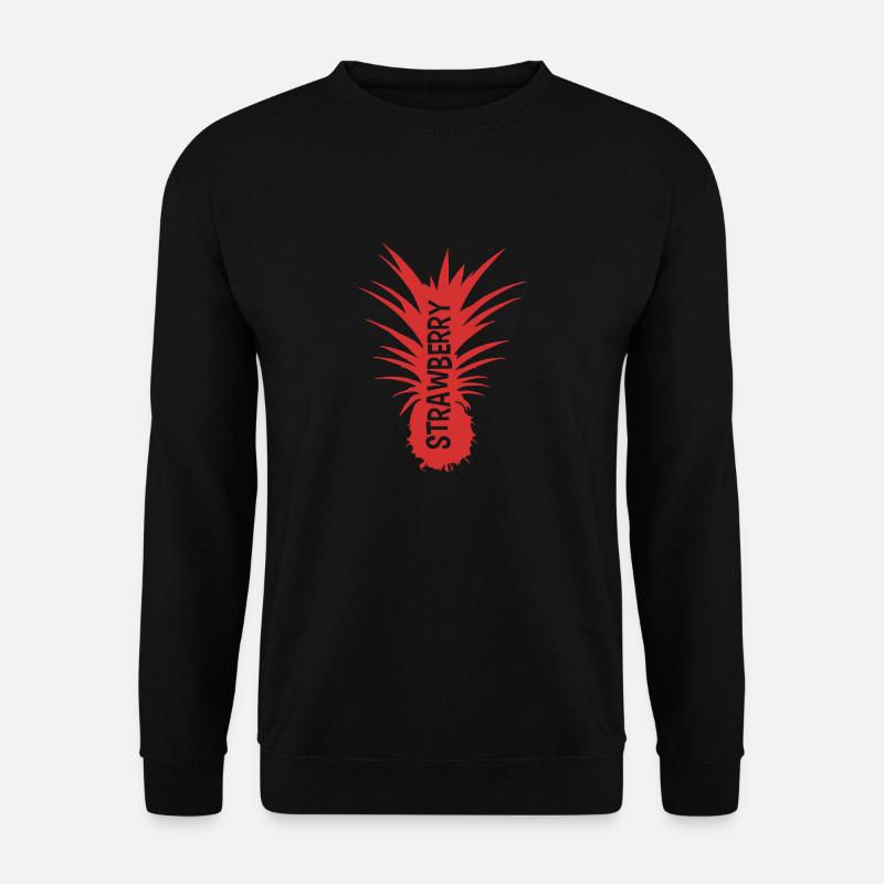 coupe rouge ErdbeereAnanas - Sweat-shirt Unisexe - noir