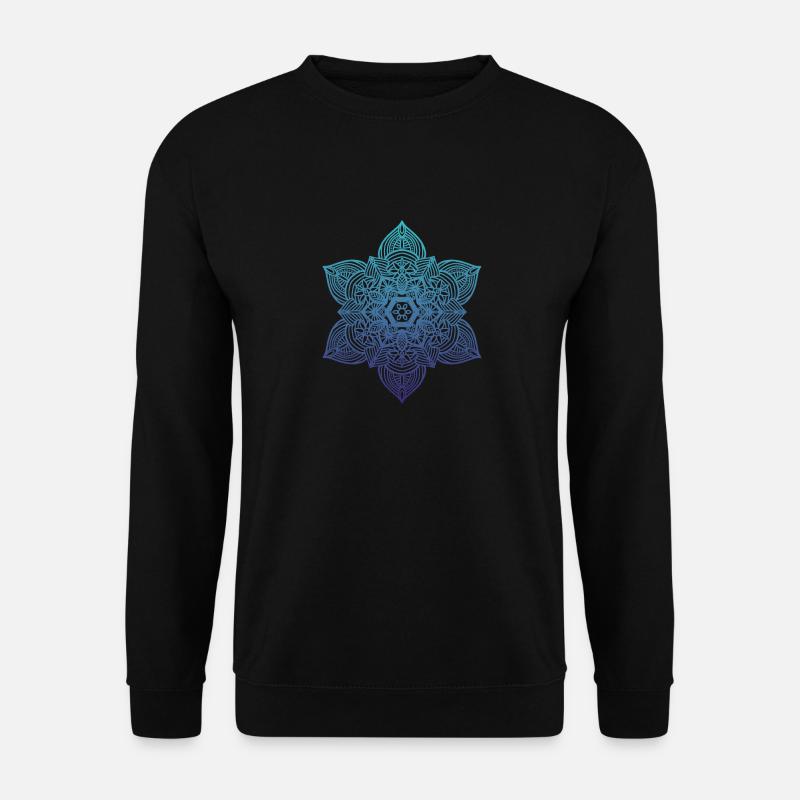 Mandala - Unisex Pullover - Schwarz