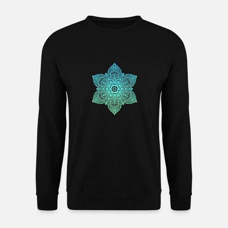 Mandala - Unisex Pullover - Schwarz