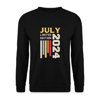July 2024 - Birthday gift July 2024 - Unisex Sweatshirt - black - Front - Alina (178cm) & Michal (187cm)