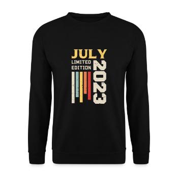 July 2023 - Birthday gift July 2023 - Unisex Sweatshirt - black - Front - Alina (178cm) & Michal (187cm)