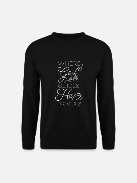 Bible verse christian sayings gift bible jesus - Unisex Sweatshirt - black