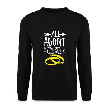 Heiraten - Unisex Pullover - Schwarz - Vorne - Alina (178cm) & Michal (187cm)