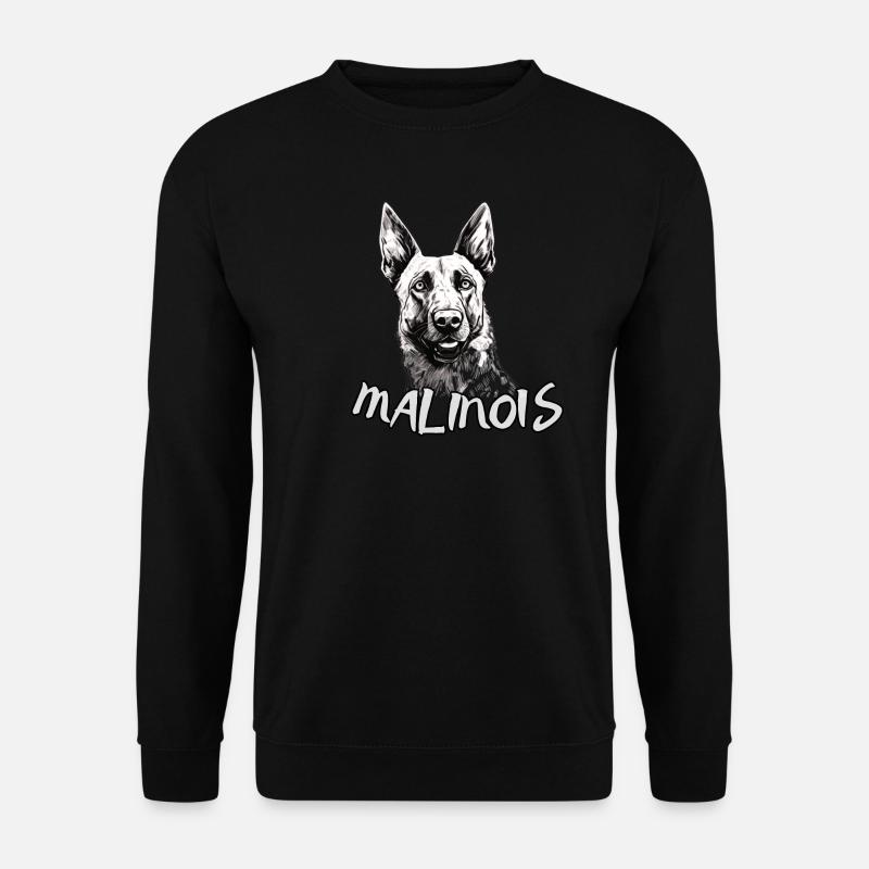 Belgian Shepherd - comic - Unisex Sweatshirt - black