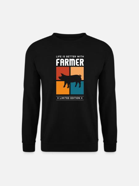 Farmer - Unisex Sweatshirt - black