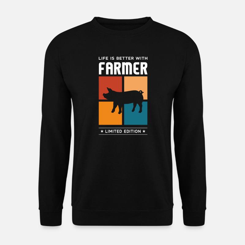 Farmer - Unisex Sweatshirt - black