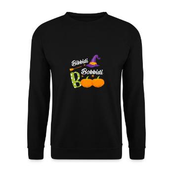 Hexe Lustiger Spruch Halloween Geschenk Für Mama - Unisex Pullover - Schwarz - Vorne - Alina (178cm) & Michal (187cm)