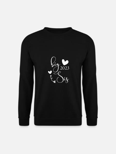 Große Schwester 2023 Big Sis 23 - Unisex Pullover - Schwarz