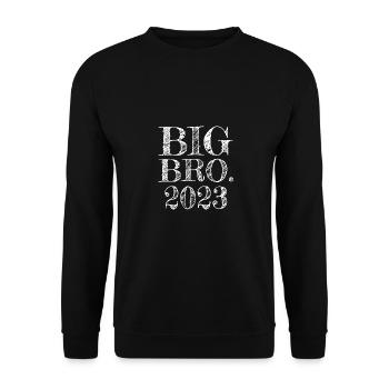Big Brother 2023 Big Bro 23 - Unisex Sweatshirt - black - Front - Alina (178cm) & Michal (187cm)