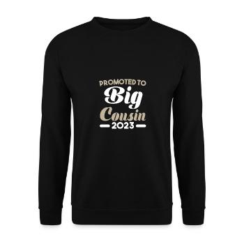 Future Cousin 2023 - Unisex Sweatshirt - black - Front - Alina (178cm) & Michal (187cm)