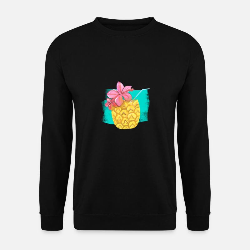 Ananas Sommer Feelings - Unisex Pullover - Schwarz