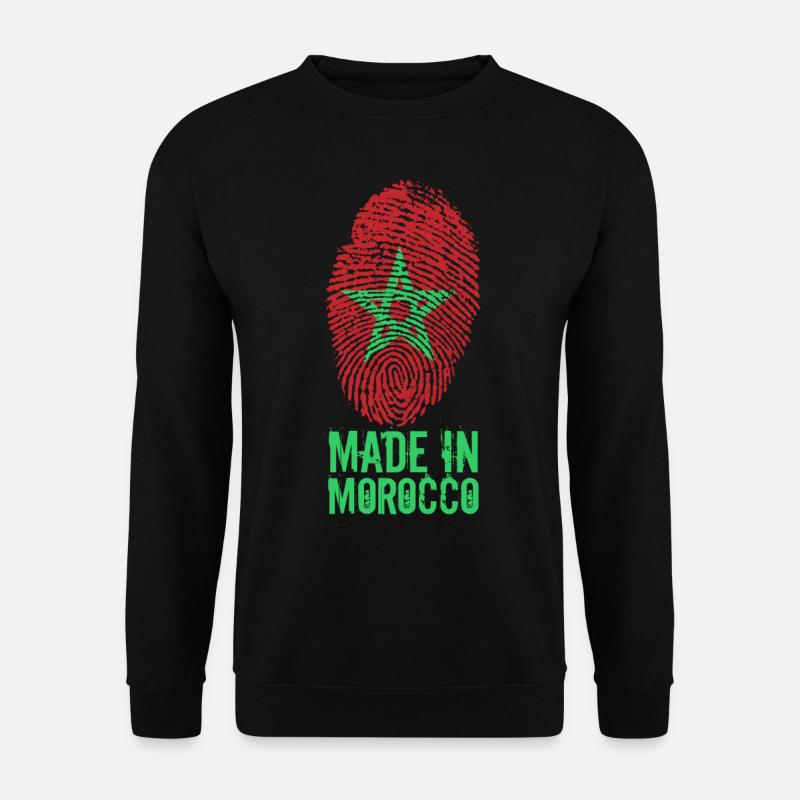 Made in Maroc / Made in Maroc المغرب - Sweat-shirt Unisexe - noir