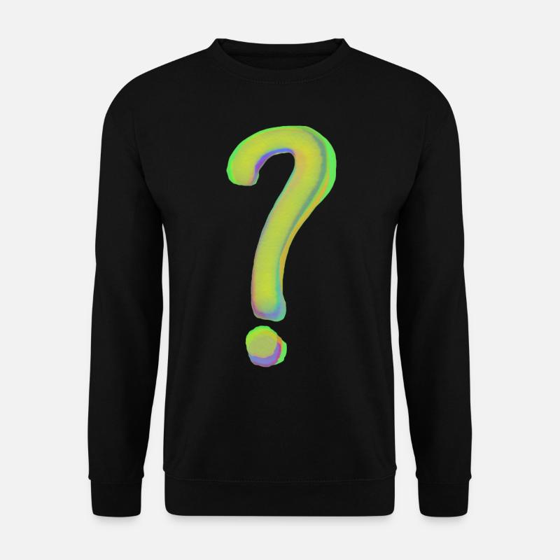 Question mark - Unisex Sweatshirt - black