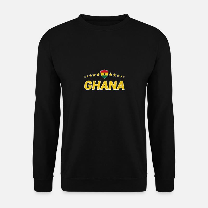 Ghana - Unisex Pullover - Schwarz