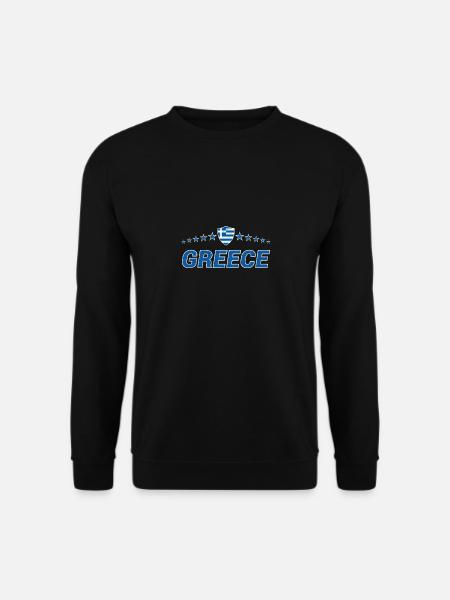 Grèce - Sweat-shirt Unisexe - noir