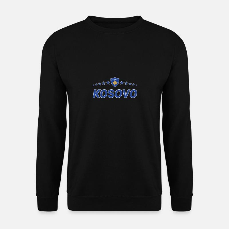Kosovo - Unisex Pullover - Schwarz