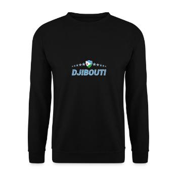 Dschibuti - Unisex Pullover - Schwarz - Vorne - Alina (178cm) & Michal (187cm)