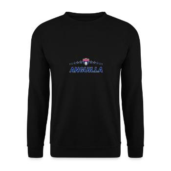 Anguilla - Unisex Pullover - Schwarz - Vorne - Alina (178cm) & Michal (187cm)