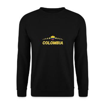 Kolumbien - Unisex Pullover - Schwarz - Vorne - Alina (178cm) & Michal (187cm)
