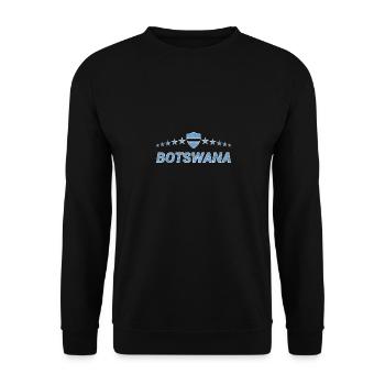 Botswana - Unisex Pullover - Schwarz - Vorne - Alina (178cm) & Michal (187cm)