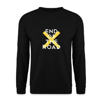 Graphique jaune d’EndofRoad X - Sweat-shirt Unisexe - noir - Devant - Alina (178cm) & Michal (187cm)