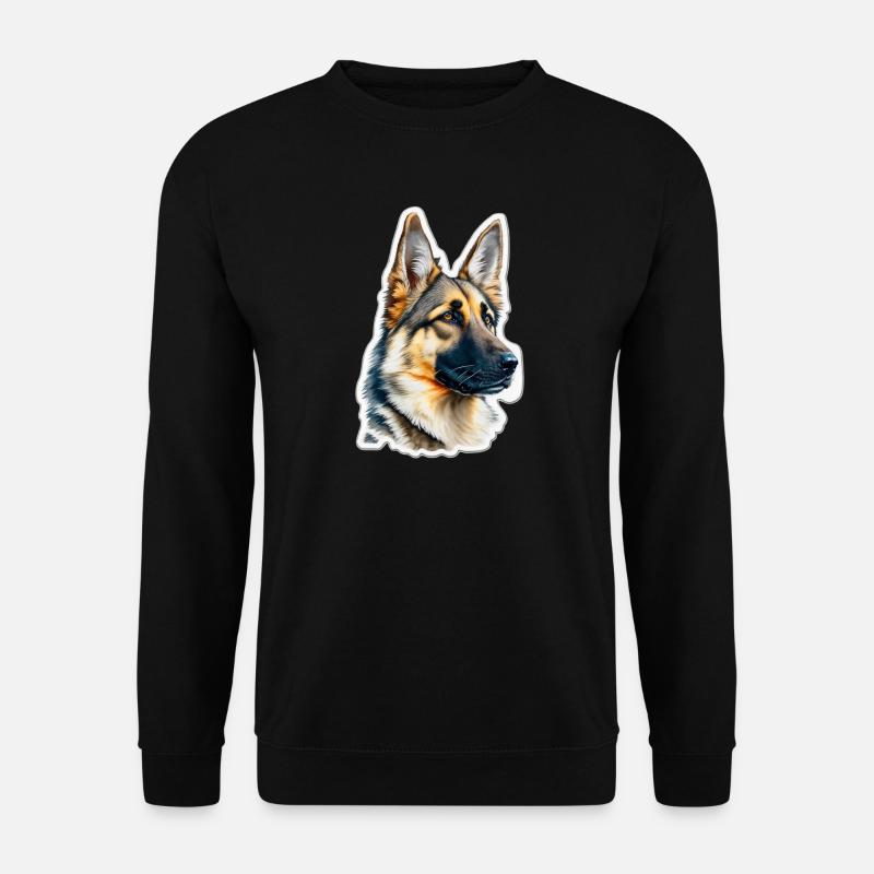 German Shepherd - Unisex Sweatshirt - black
