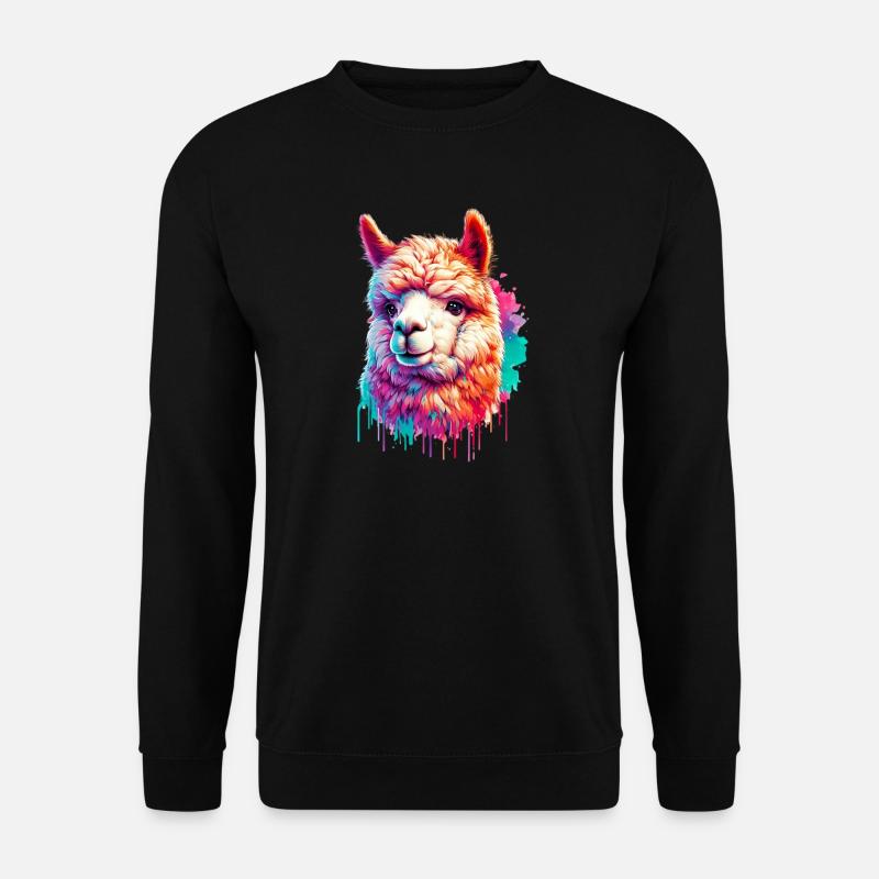Alpaka - Unisex Pullover - Schwarz
