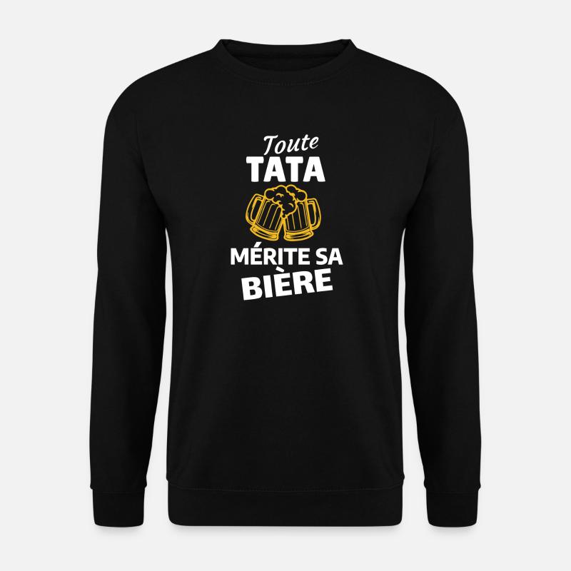 Humorous Quote About Beer - Unisex Sweatshirt - black