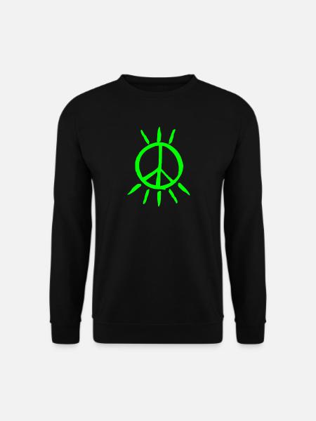 Peace Peace Sign - Unisex Sweatshirt - black