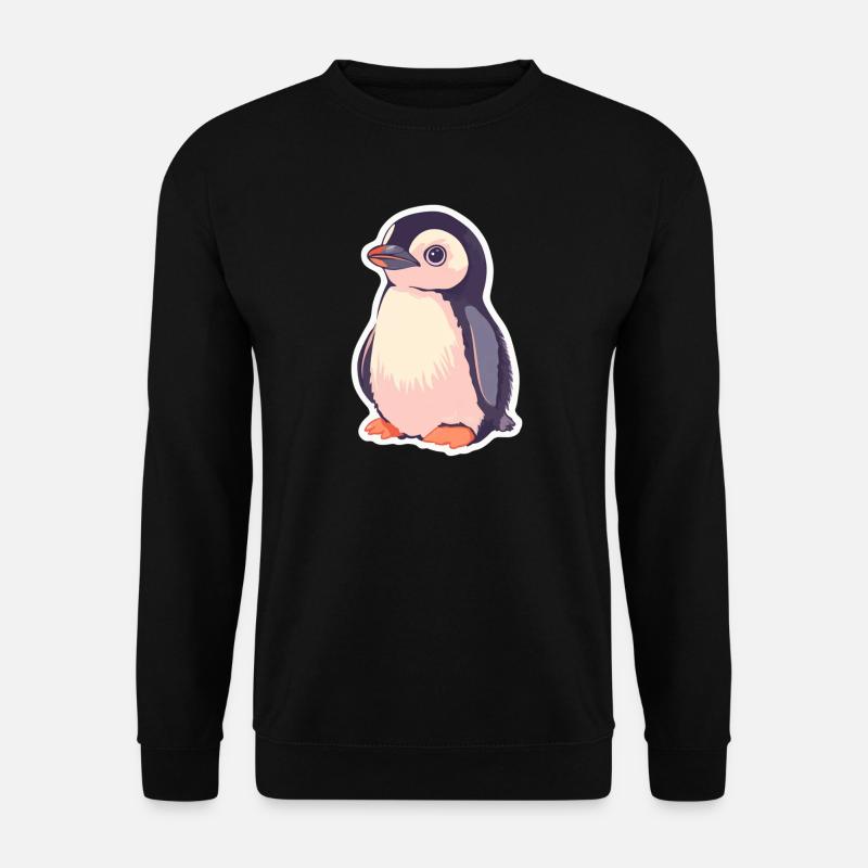 Penguin - Unisex Sweatshirt - black