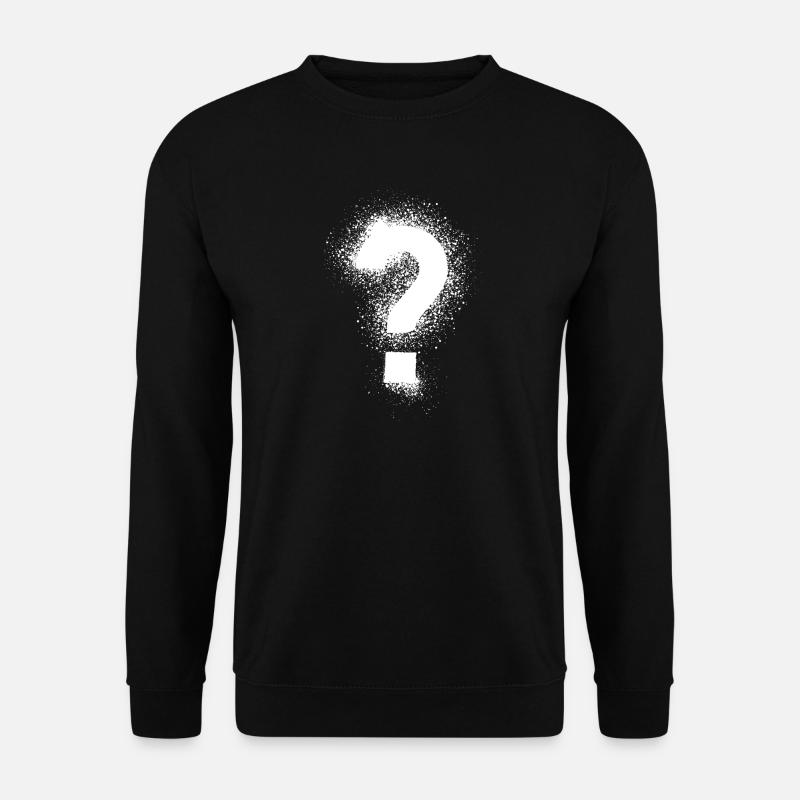 point d’interrogation - Sweat-shirt Unisexe - noir