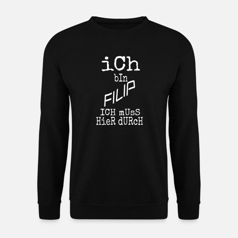 Filip - Unisex Pullover - Schwarz