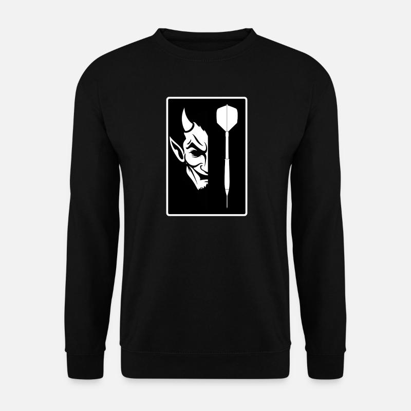 DARTS AND DEVIL - Unisex Pullover - Schwarz