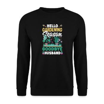 Garten- Und Pflanzenliebhaber Geschenke - Unisex Pullover - Schwarz - Vorne - Alina (178cm) & Michal (187cm)