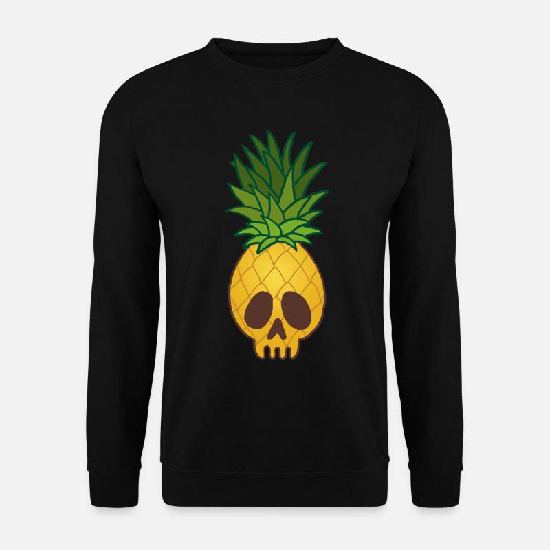 Pineapple Skull - Unisex Sweatshirt - black