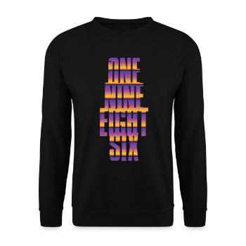 Vintage 1986 - Unisex Sweatshirt - black - Front - Alina (178cm) & Michal (187cm)