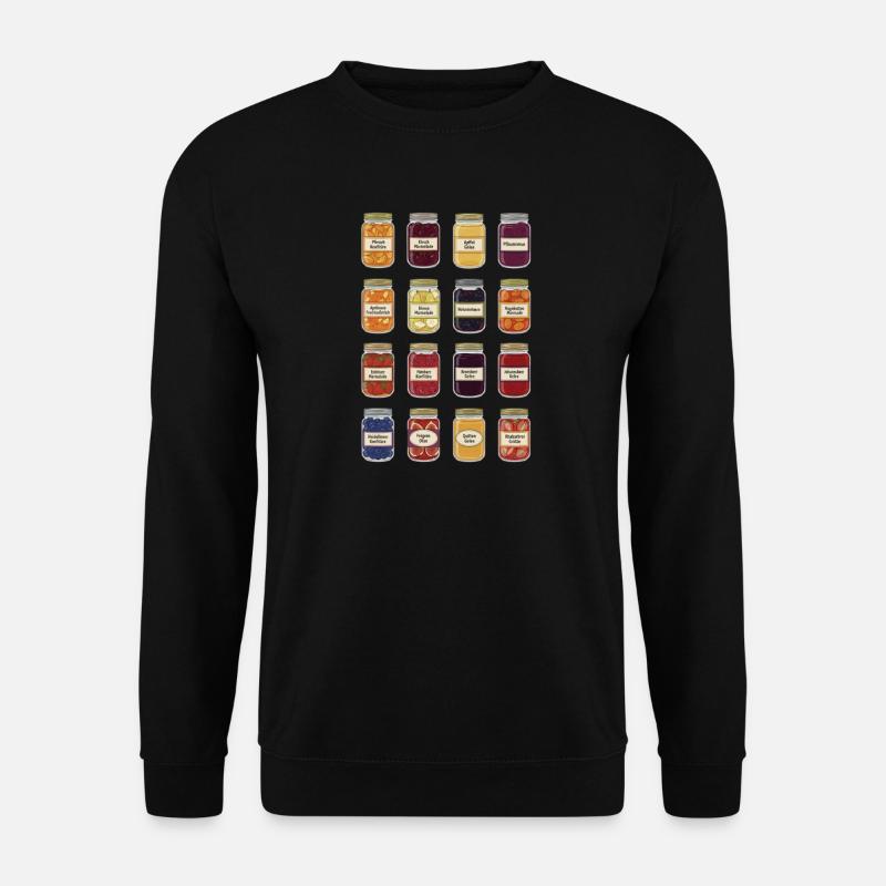Marmelade Im Glas - Unisex Pullover - Schwarz