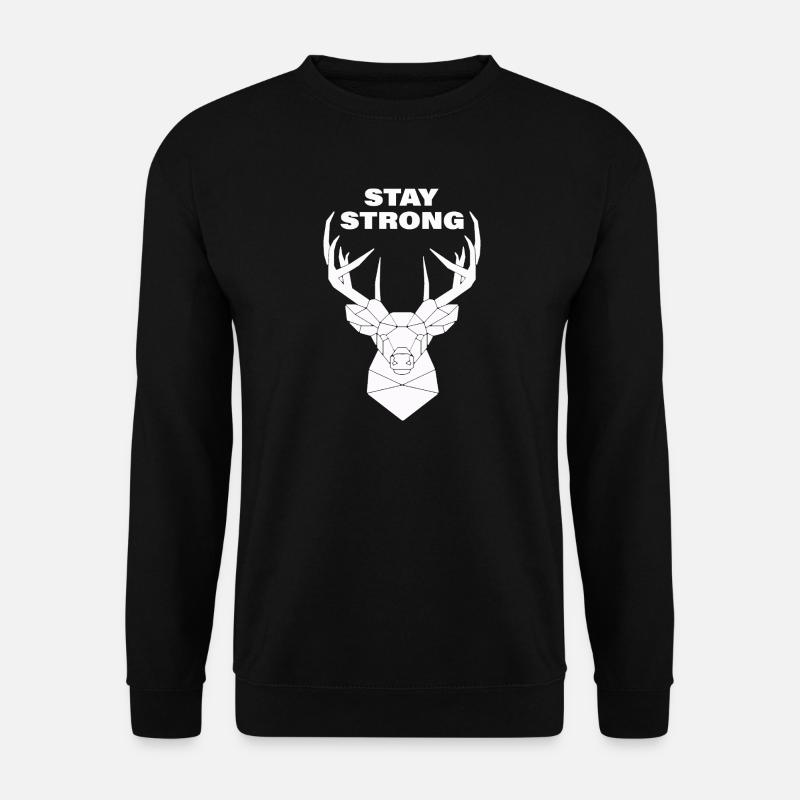 STAY STRONG - Unisex Pullover - Schwarz