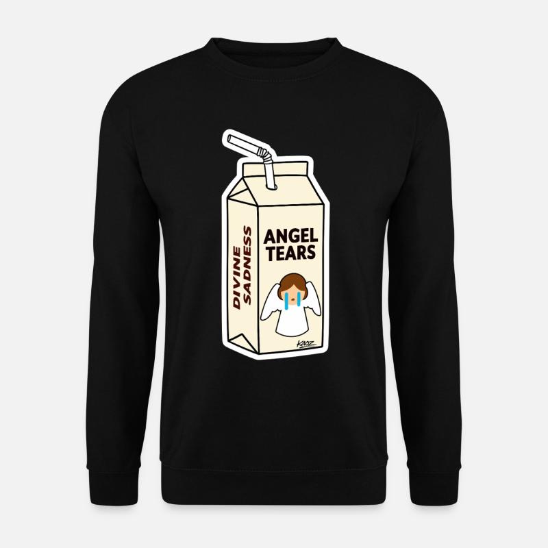 Angel Tears Karton - Unisex Pullover - Schwarz