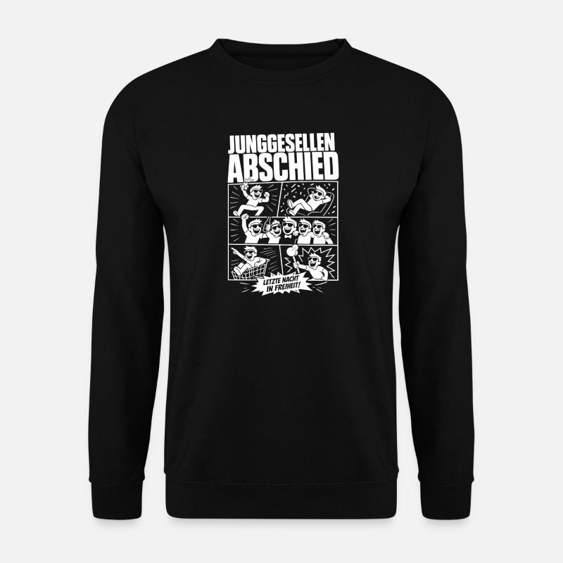 Junggesellen Abschied Party Comic - Unisex Pullover - Schwarz