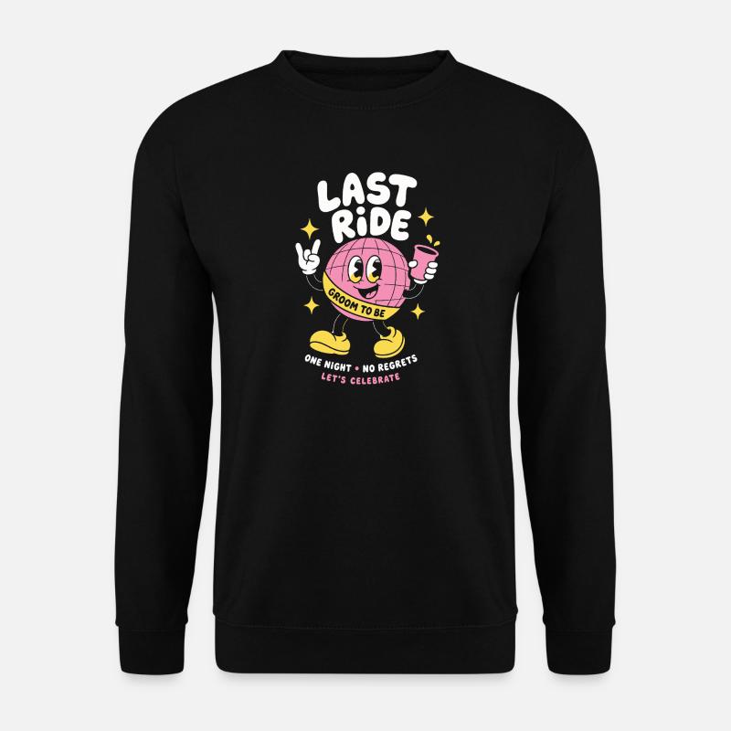 One Last Sail Groom Crew - Unisex Sweatshirt - black