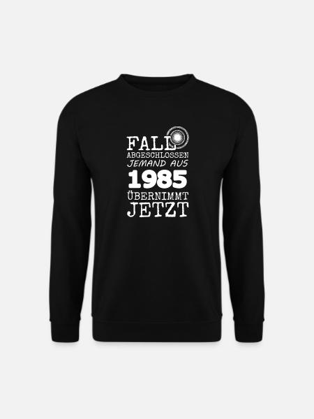 1985 - Unisex Pullover - Schwarz
