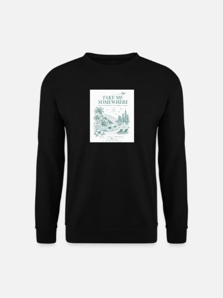 Bring mich irgendwohin - Unisex Pullover - Schwarz