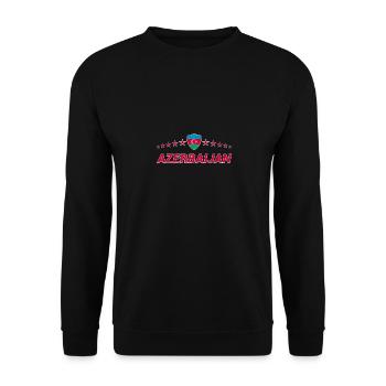 Azerbaijan - Unisex Sweatshirt - black - Front - Alina (178cm) & Michal (187cm)