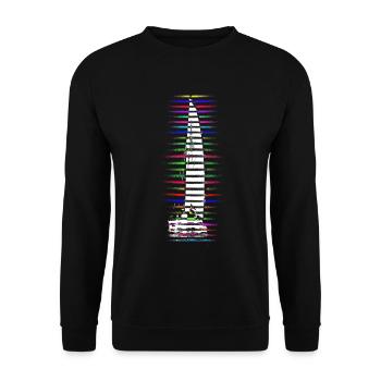 SEGELBOOT KATAMARAN BOOT - Unisex Pullover - Schwarz - Vorne - Alina (178cm) & Michal (187cm)