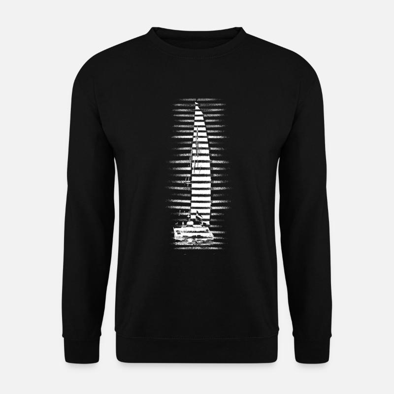 Catamaran Boat Sailing - Unisex Sweatshirt - black